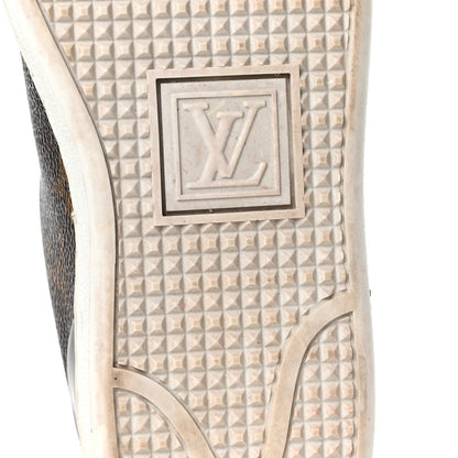 Louis Vuitton Patent Monogram Frontrow Sneakers 35 7 of 9
