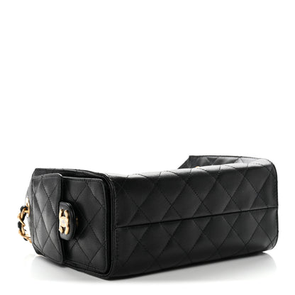 Chanel Caviar Quilted Mini Chanel 25 Handbag Black 4 of 11