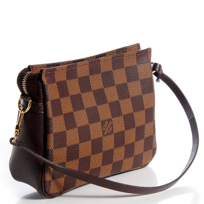 Louis Vuitton Damier Ebene Trousse Make Up Bag Pochette 3 of 7
