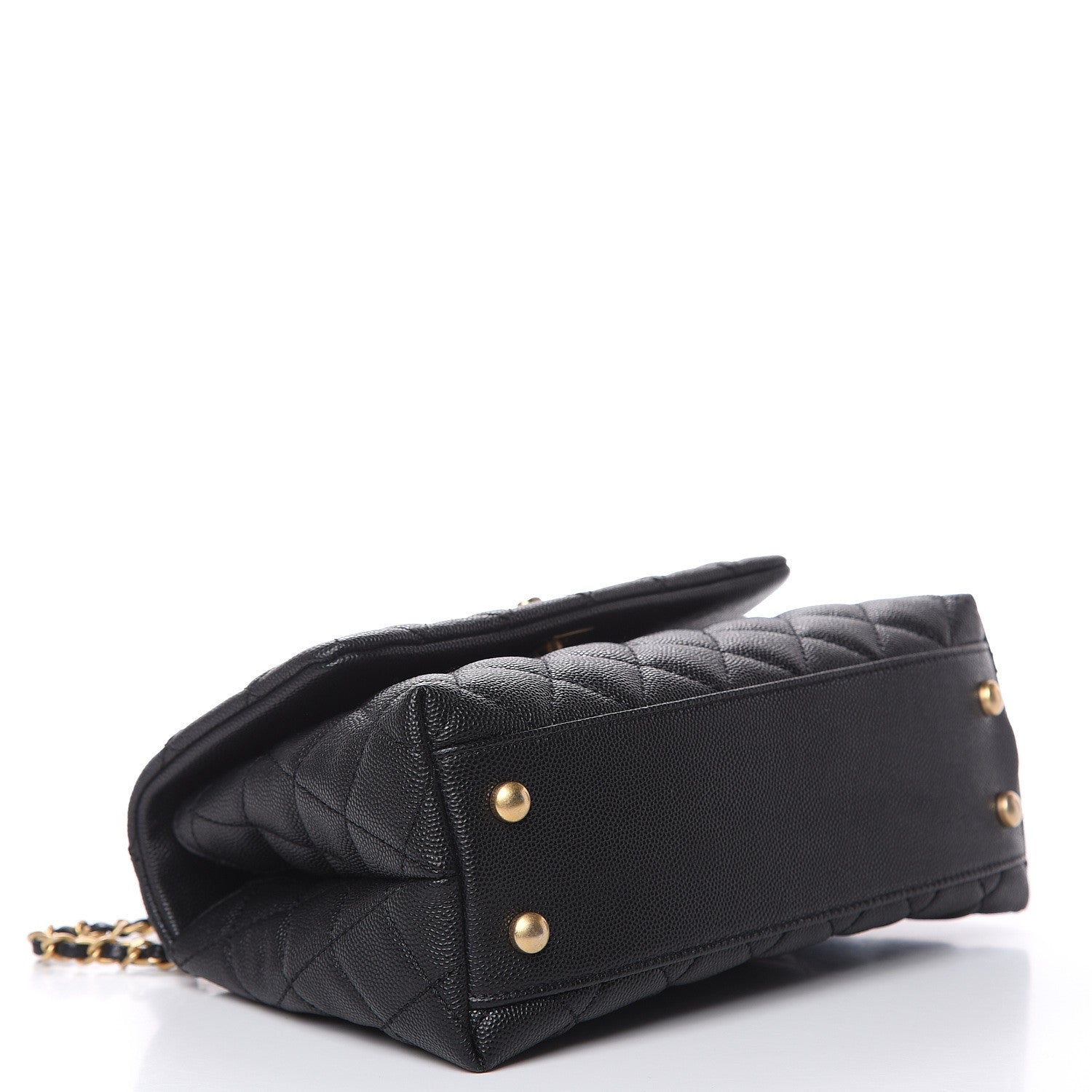 Chanel Caviar Quilted Mini Coco Handle Flap Black 4 of 9