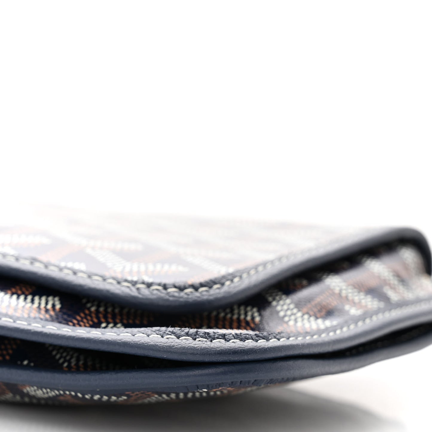 Goyardine Plumet Wallet Clutch Navy