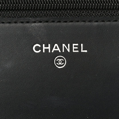 Chanel Caviar Timeless CC Wallet On Chain WOC Black 6 of 15