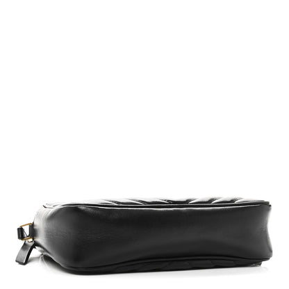 Saint Laurent Calfskin Matelasse Monogram Lou Camera Bag Black 4 of 11