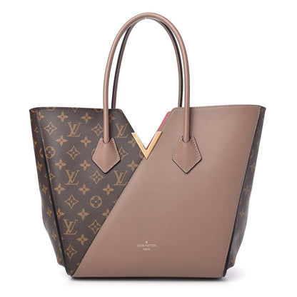 Louis Vuitton Calfskin Monogram Kimono Tote Taupe Glace 1 of 9