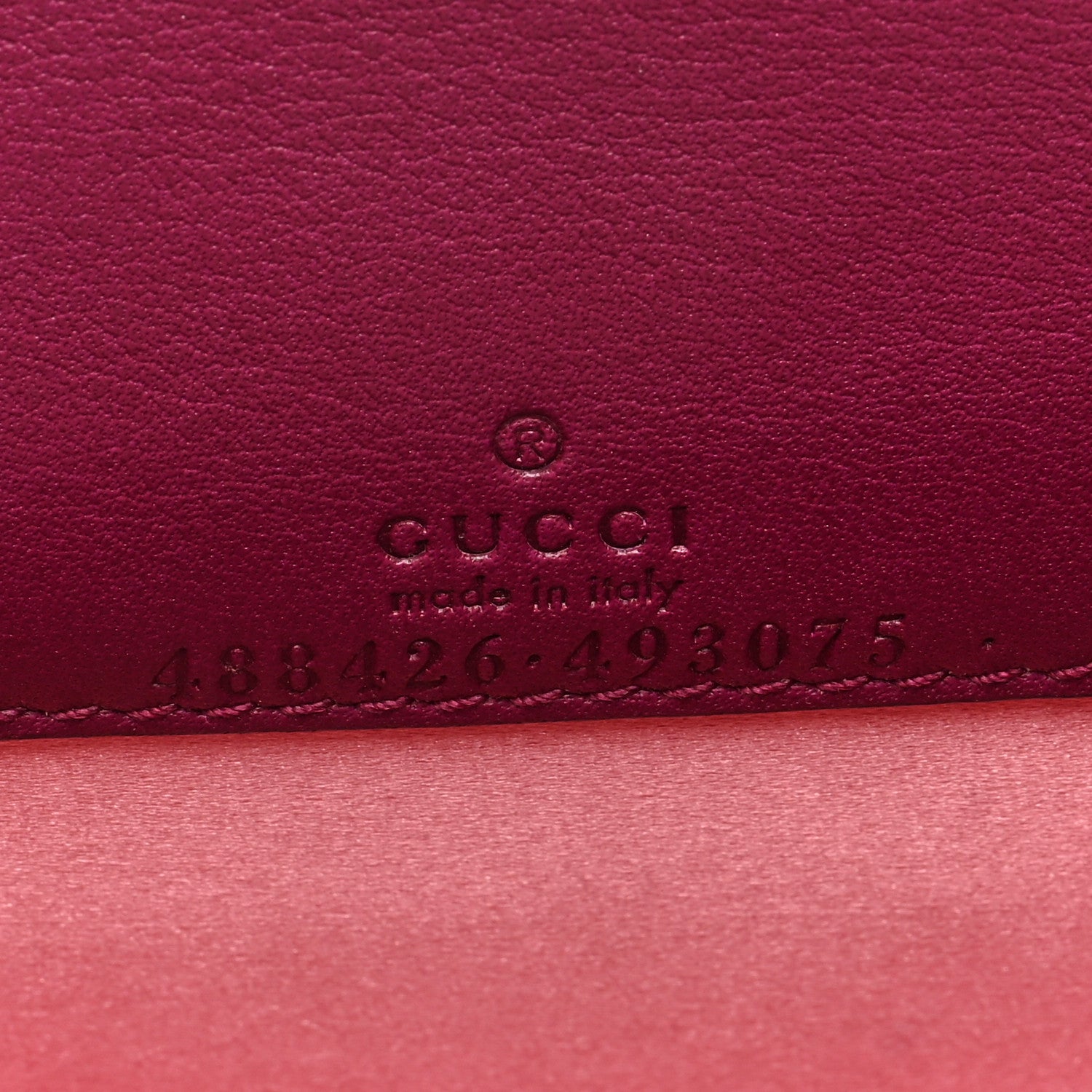 Gucci Velvet Matelasse GG Marmont Mini Bag Fuchsia Violet Cyclamen 6 of 9