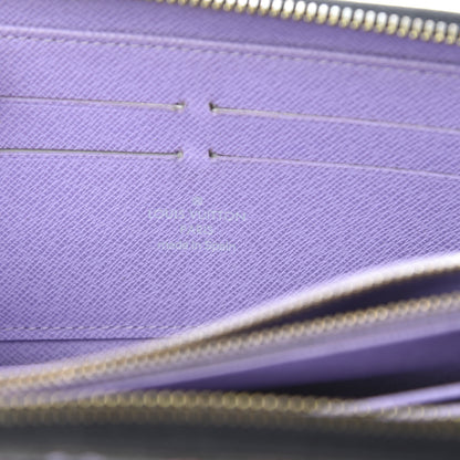 Louis Vuitton Monogram Multicolor Zippy Wallet Black Violet 6 of 9