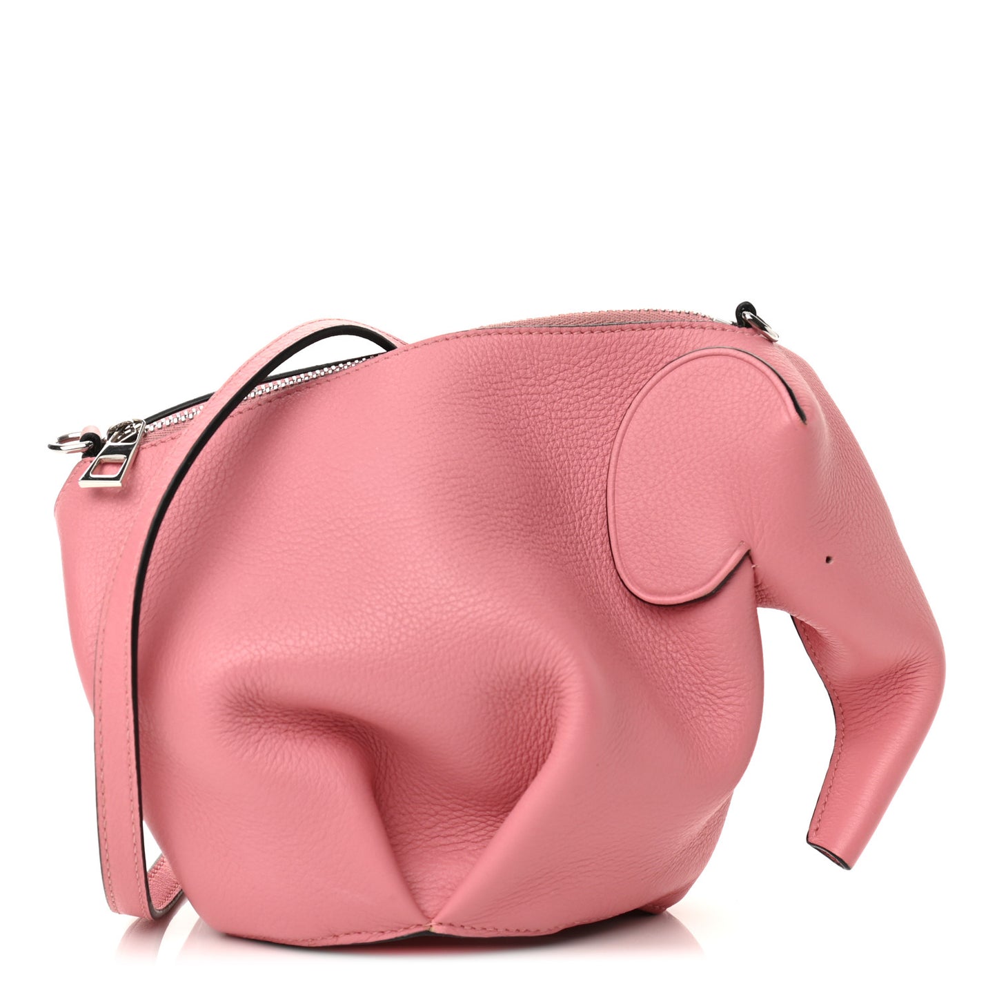 Calfskin Mini Elephant Crossbody Bag Candy