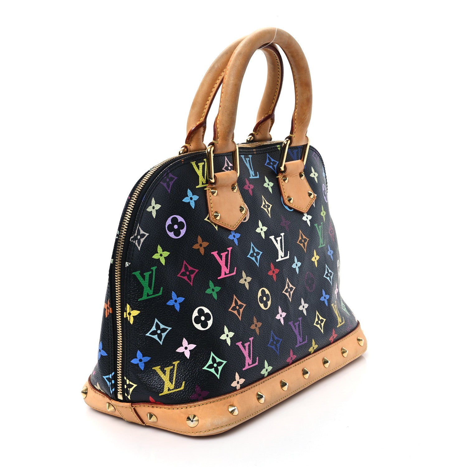 Louis Vuitton Monogram Multicolor Alma Black 3 of 11