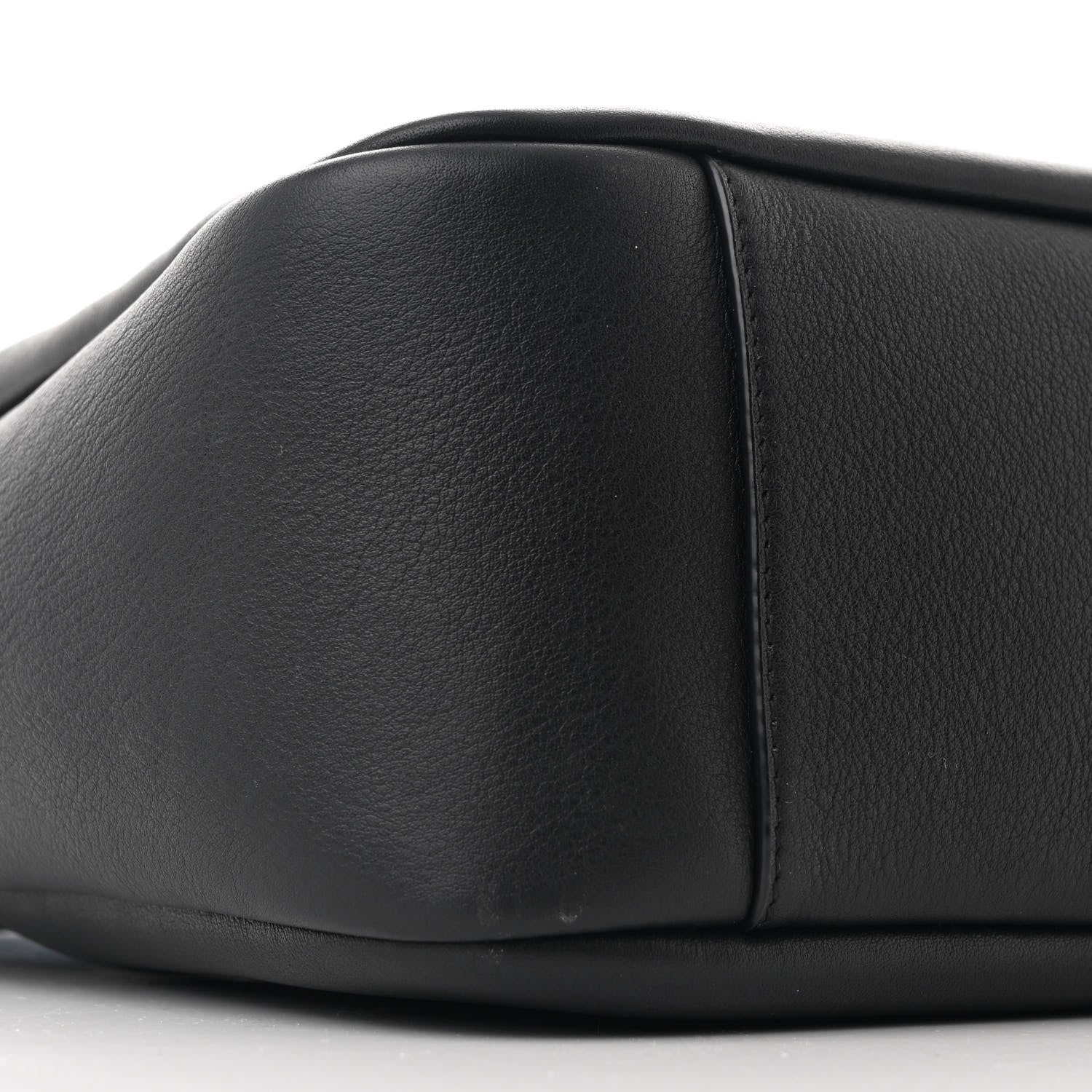 Saint Laurent Smooth Calfskin Small Le 5 A 7 Soft Hobo Black 9 of 10