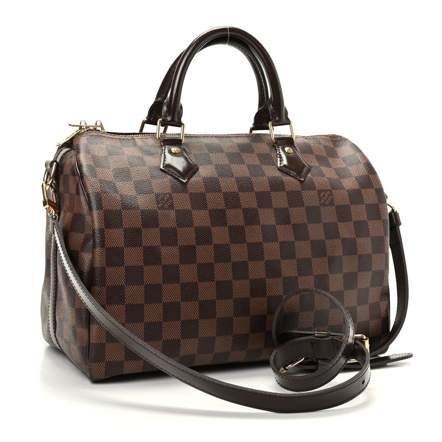 Louis Vuitton Damier Ebene Speedy Bandouliere 30 3 of 9