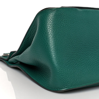 Hermes Taurillon Clemence Jypsiere 34 Malachite 9 of 11