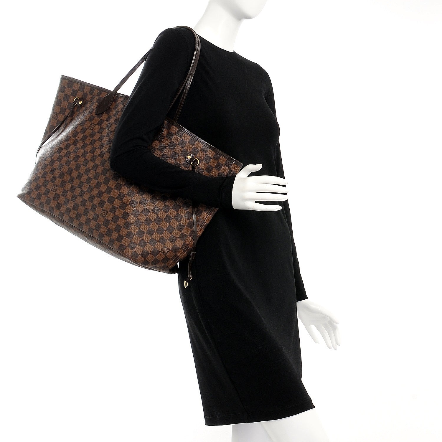 Louis Vuitton Damier Ebene Neverfull GM 2 of 15