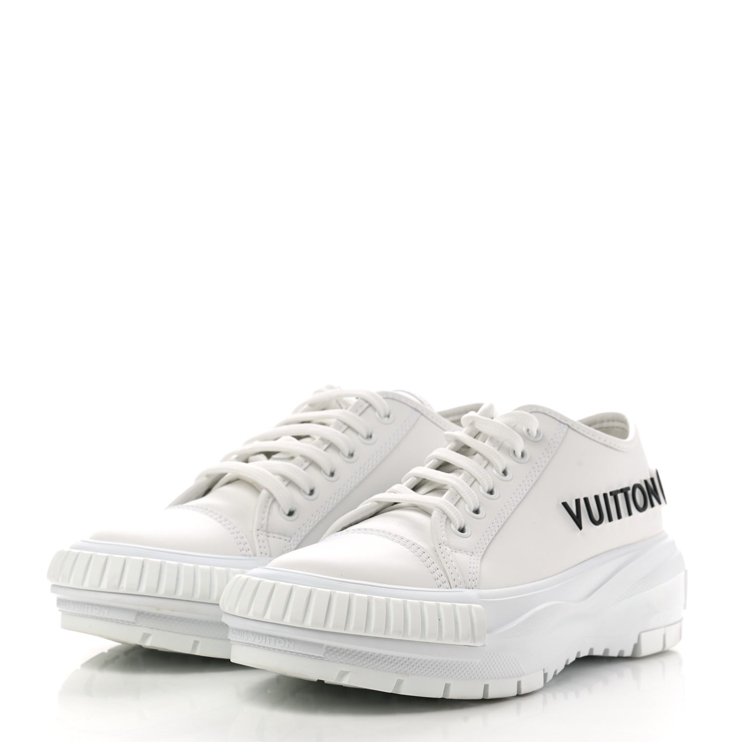 Canvas LV Squad Sneakers 38 White