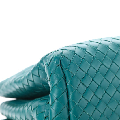 Bottega Veneta Light Calf Intrecciato Small Roma Teal 11 of 14