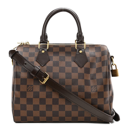 Louis Vuitton Damier Ebene Speedy Bandouliere 25 1 of 11