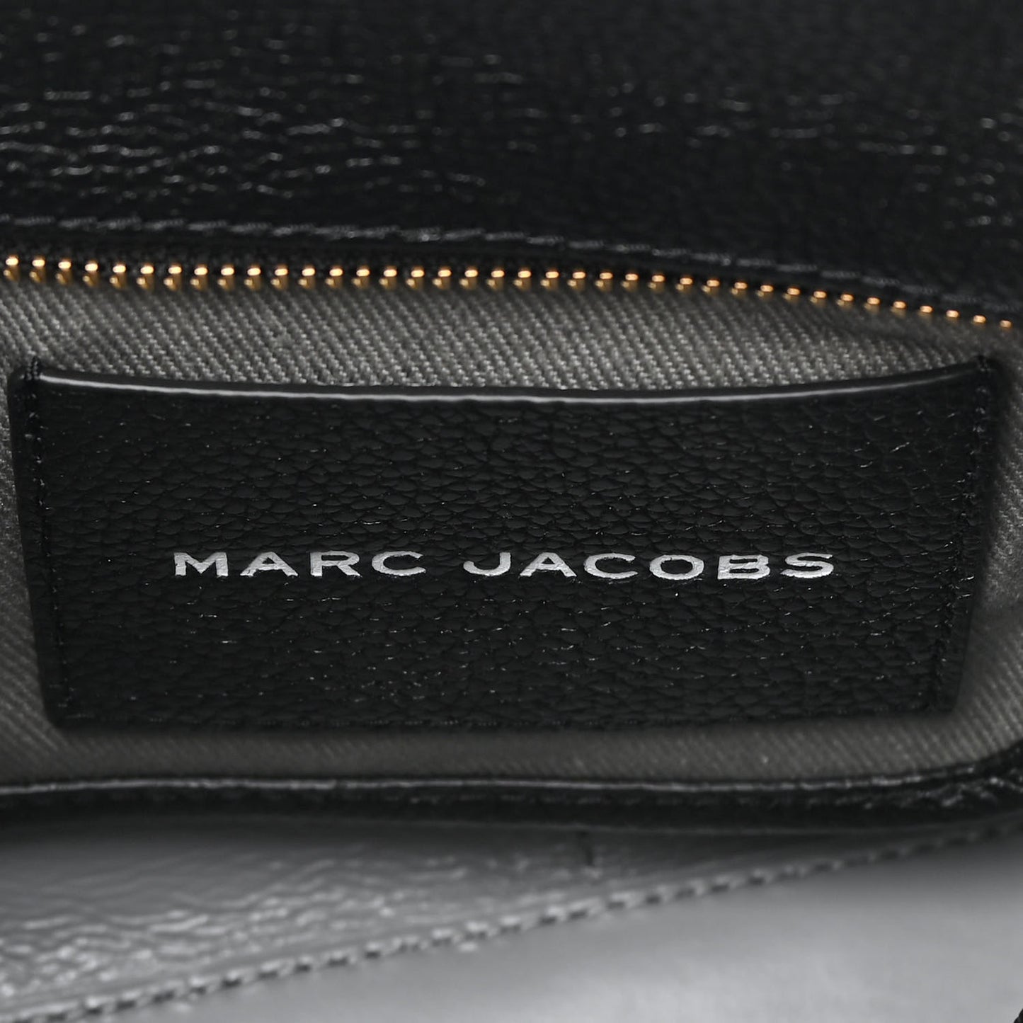 Grained Calfskin Small The Tote Bag Black