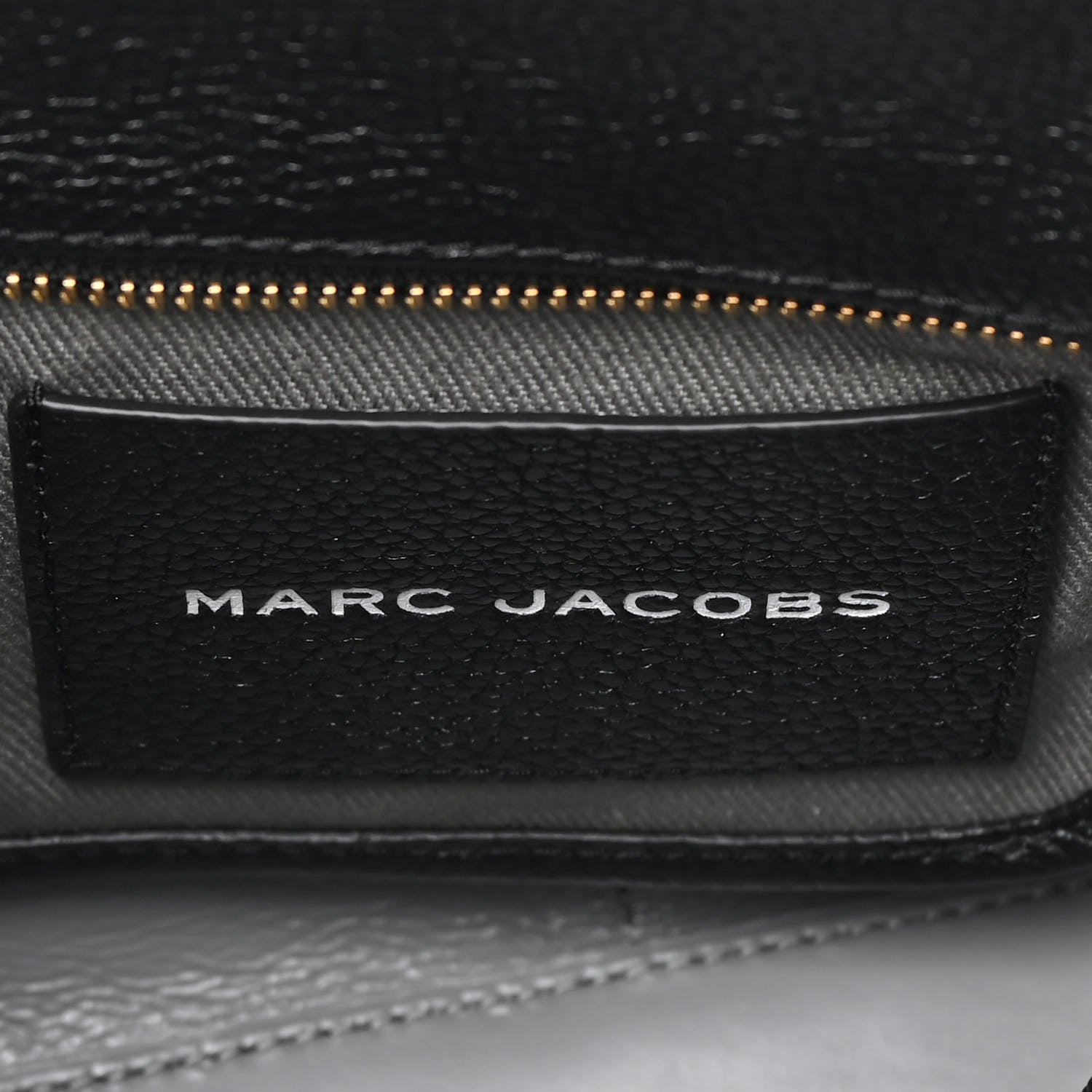 Marc Jacobs Grained Calfskin Small The Tote Bag Black 6 of 13