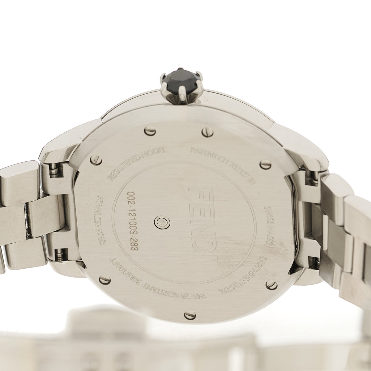 FENDI Mother of Pearl Stainless Steel Quartz Watch Fendi Women main image 4