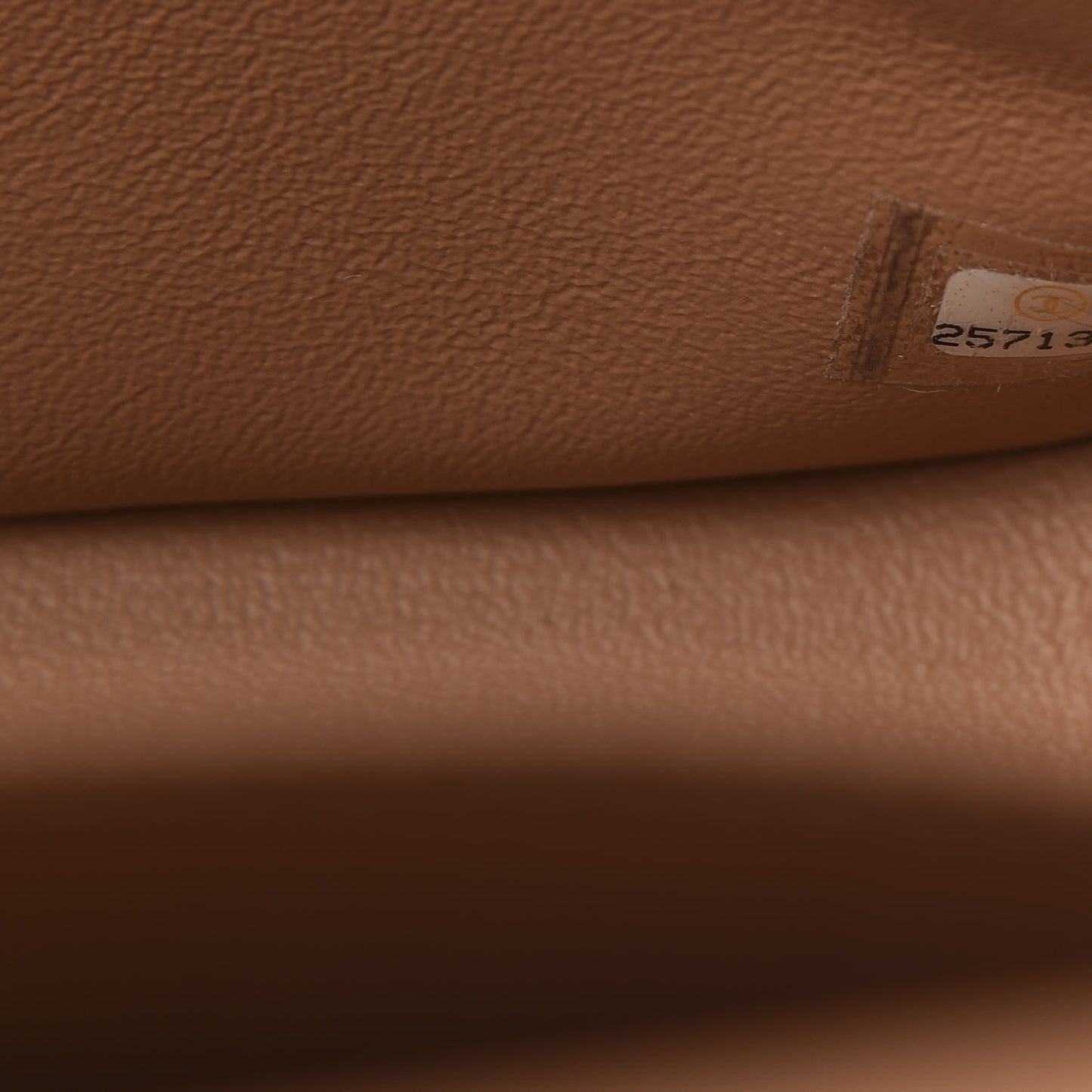 Caviar Quilted Jumbo Double Flap Beige