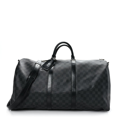 Louis Vuitton Damier Graphite Keepall Bandouliere 55 1 of 17