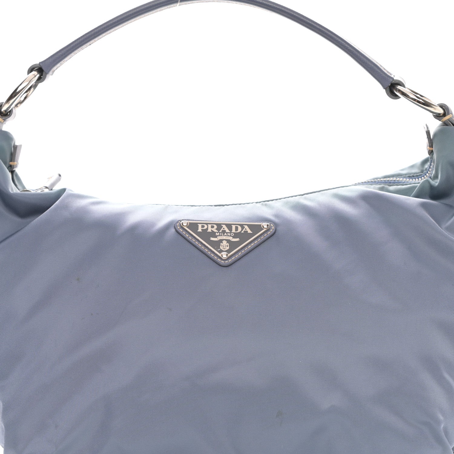 Prada Tessuto Nylon Hobo Astral Blue 7 of 11