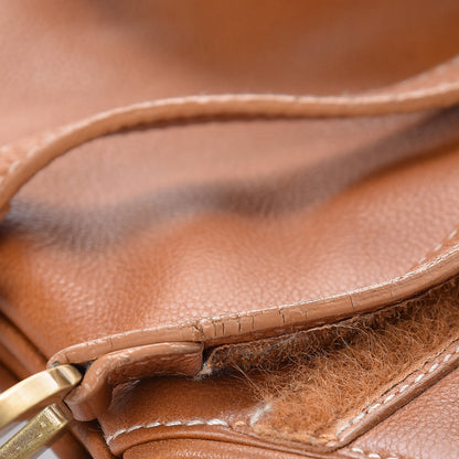 Christian Dior Calfskin Double Saddle Bag Brown 12 of 17