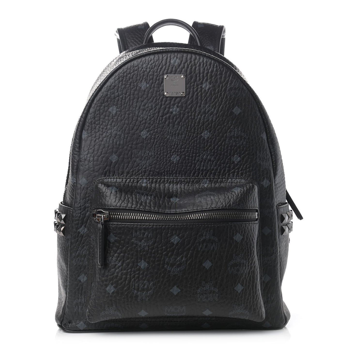 Visetos Small Side Stud Stark Backpack Black