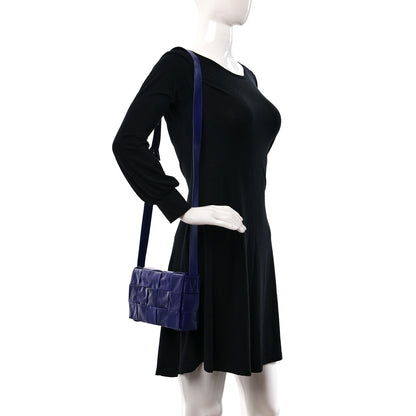 Bottega Veneta Paper Calfskin Maxi Intreccio Cassette Crossbody Bag Purple 2 of 10