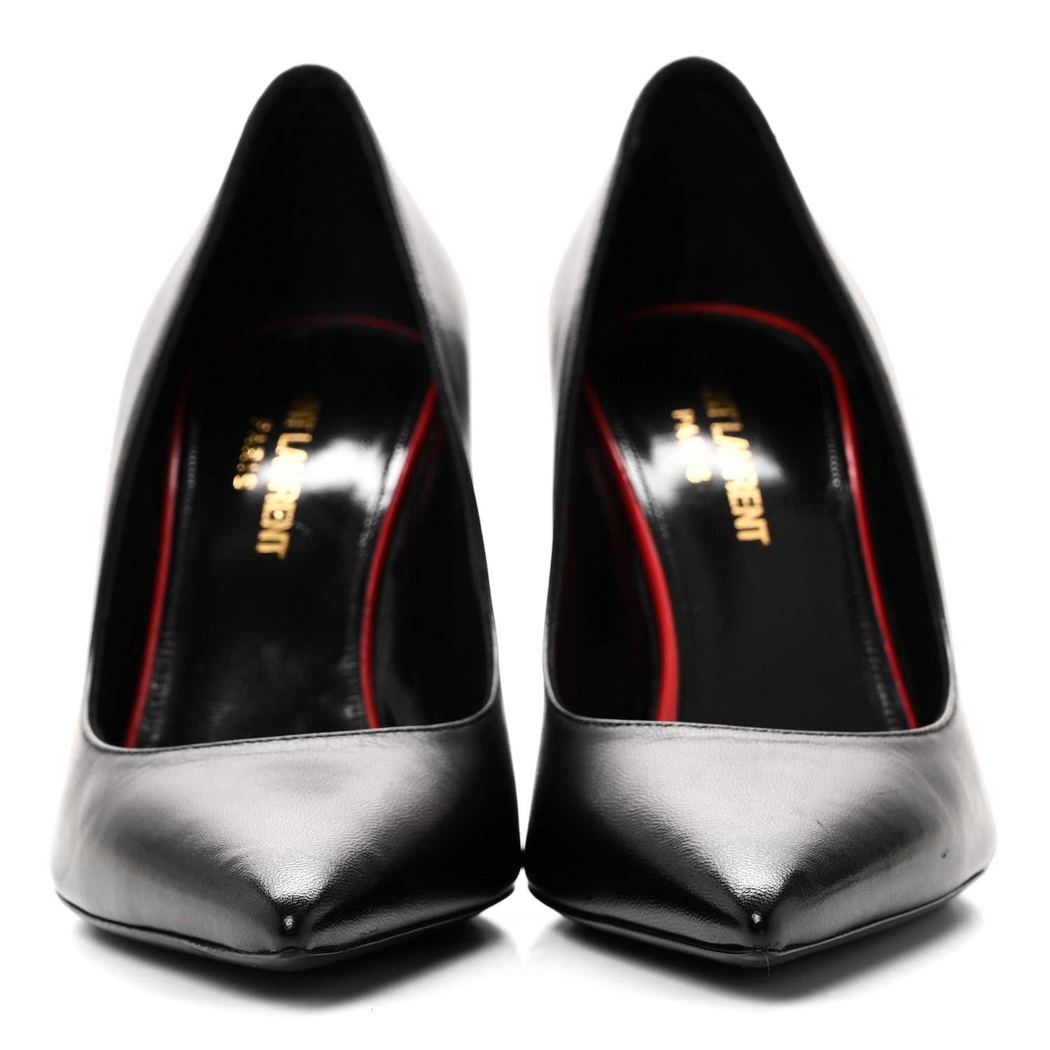 Saint Laurent Calfskin Anja 85 Pumps 36 Manto Naturale 2 of 10