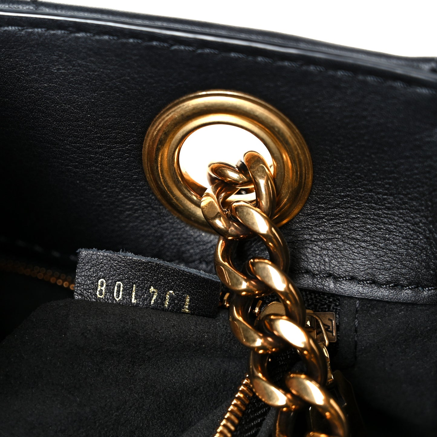 Calfskin New Wave Chain Tote Black