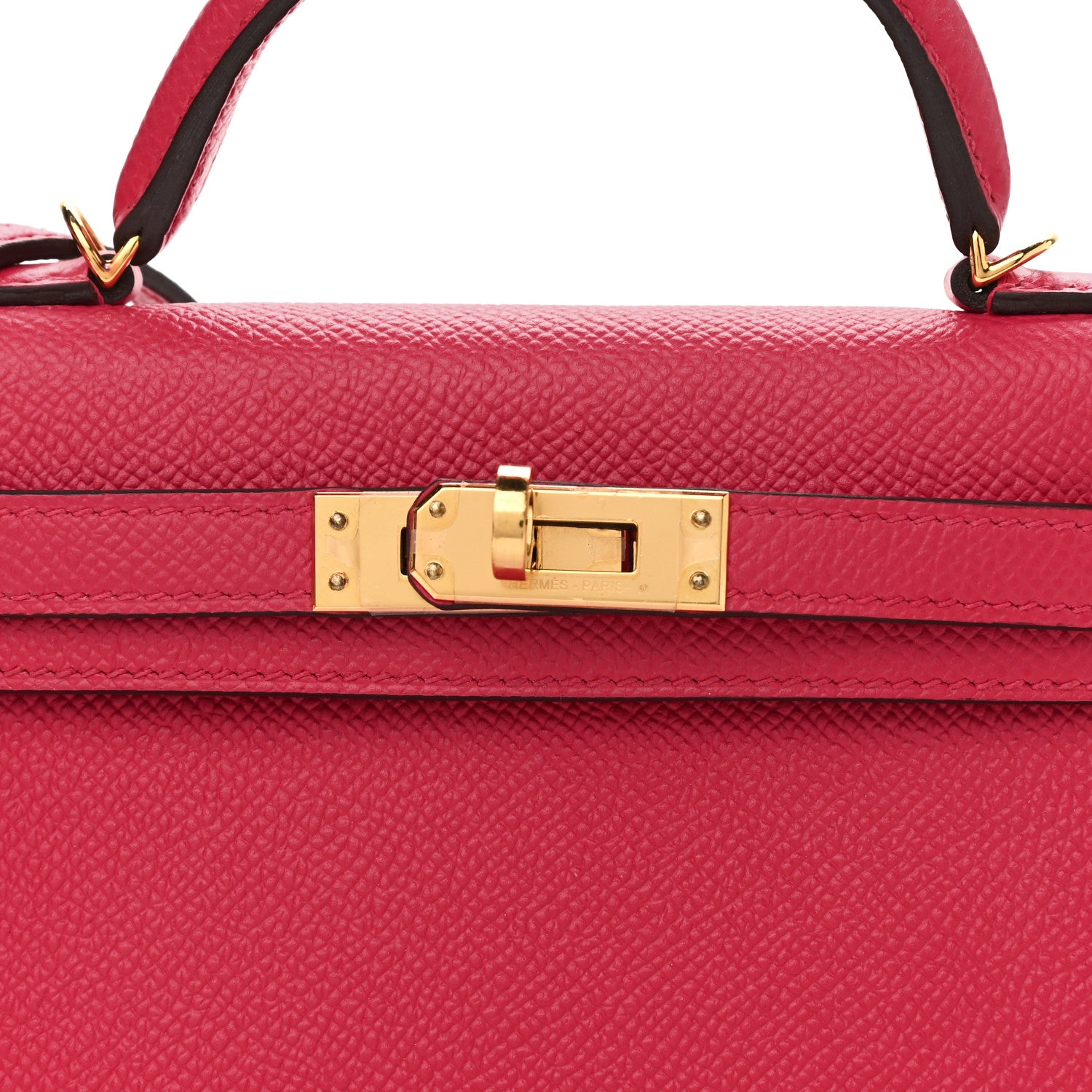 Hermes Epsom Mini Kelly Sellier 20 Rose Extreme 8 of 12