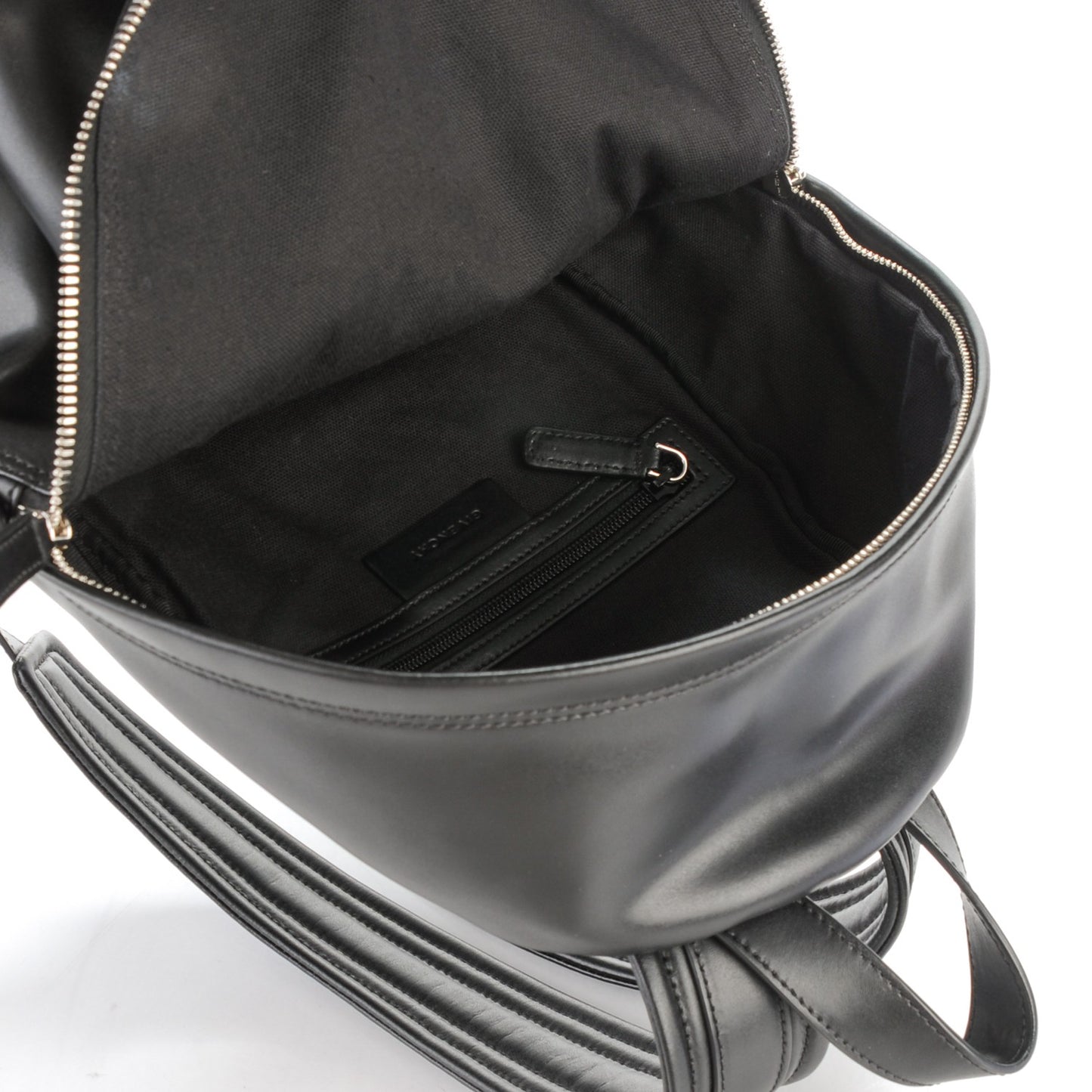 Calfskin Star Mini Backpack Black Red