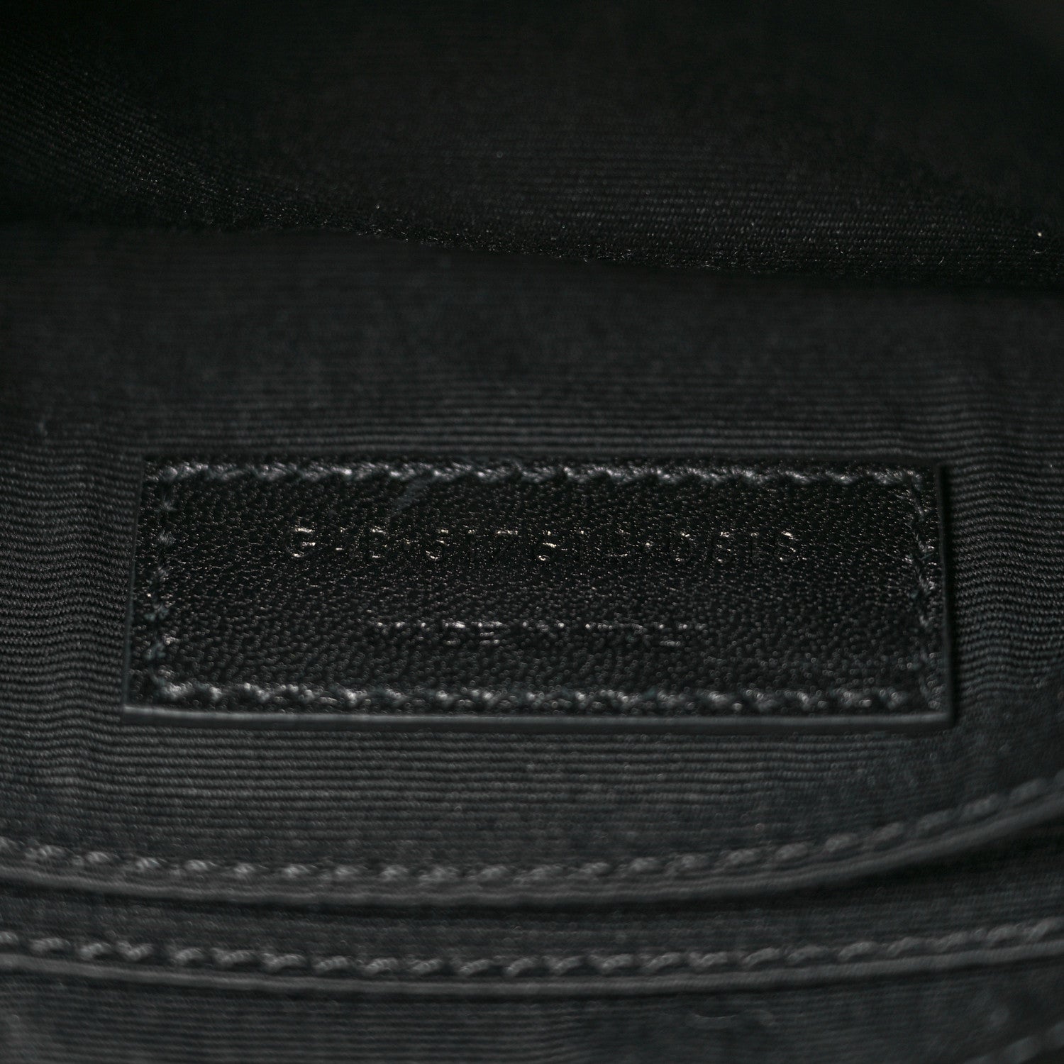 Saint Laurent Lambskin Patchwork Monogram Jamie Chain Wallet Black 6 of 9