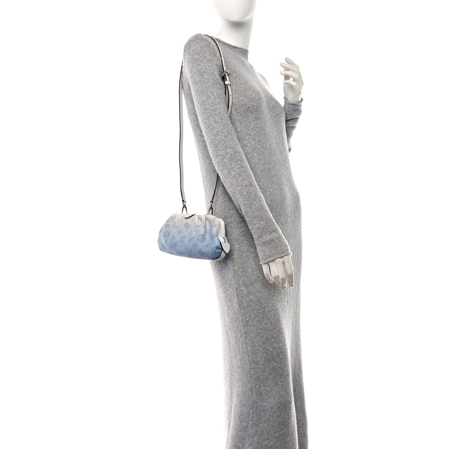 Louis Vuitton LOUIS VUITTON Mahina Degrade Scala Mini Pouch Bleu 2 of 9
