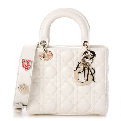 Christian Dior Lambskin Cannage Small My Lady Dior White 1 of 11