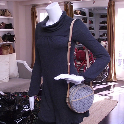 Louis Vuitton Denim Mini Lin Monogram Canteen Blue 2 of 9