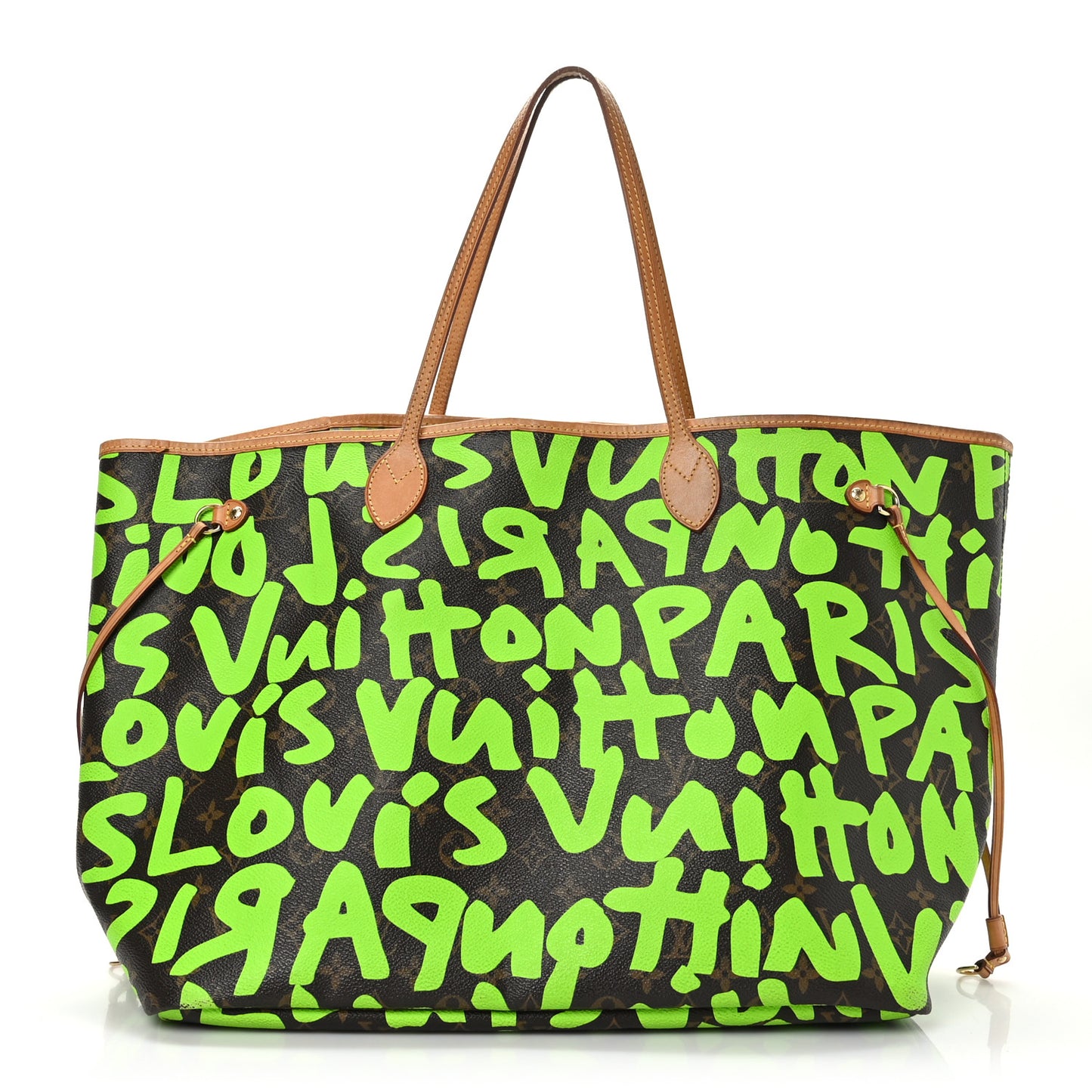 Monogram Graffiti Neverfull GM Green