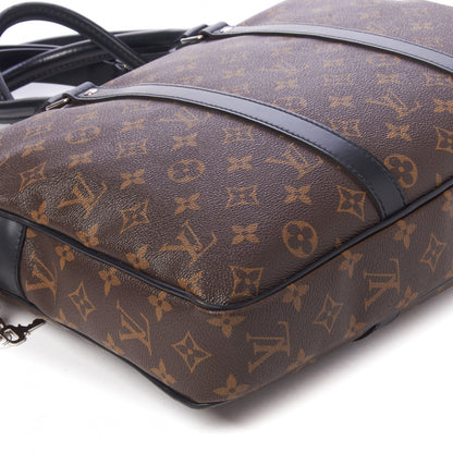 Louis Vuitton Monogram Macassar Porte-Documents Voyage PM 5 of 7