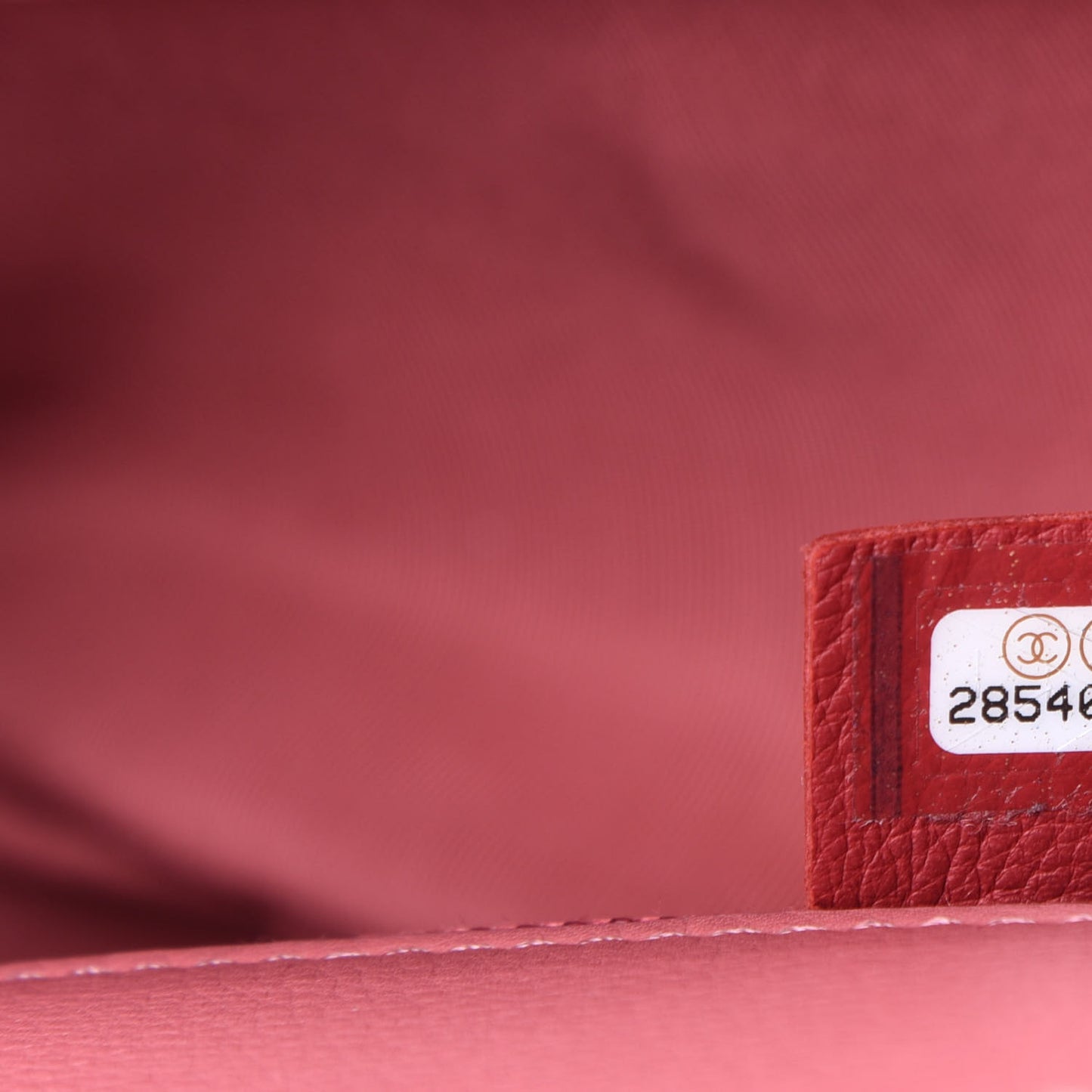 Calfskin Stitched Small Flap Bag Pink