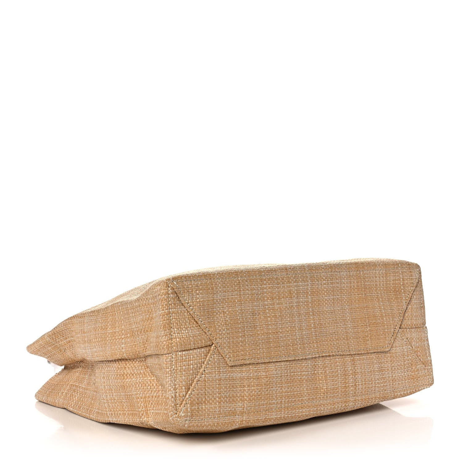 Prada Raffia Logo Tote Naturale 4 of 11