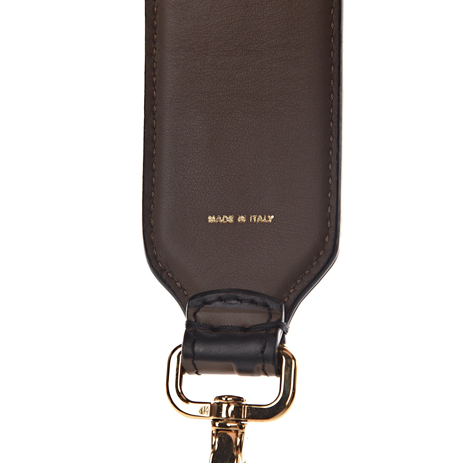 Fendi Calfskin FF 1974 Embossed Mini Strap You Maya Black 5 of 5