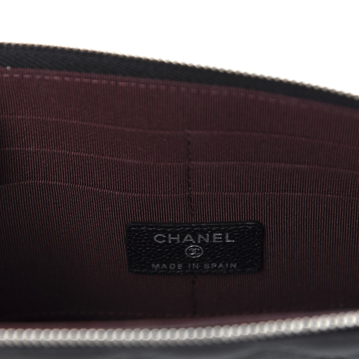 Chanel Caviar Quilted Classic Pouch With Handle Black 6 of 8