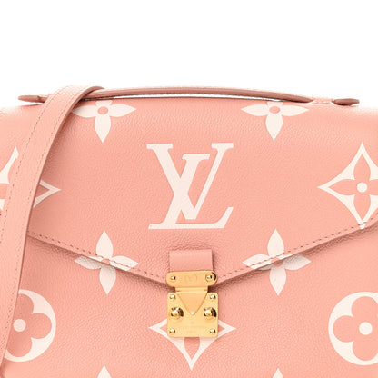Louis Vuitton Empreinte Monogram Giant Pochette Metis Rose Trianon Cream 8 of 15