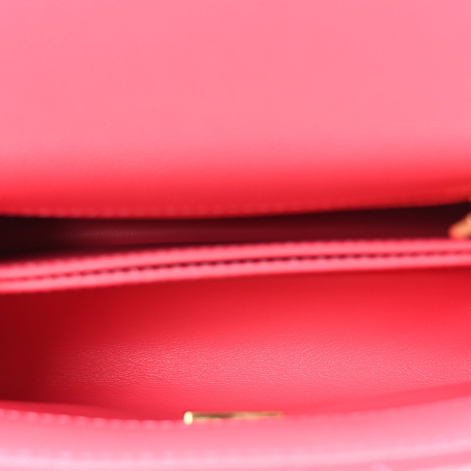 Chanel Caviar Quilted Extra Mini Coco Chain Handle Flap Dark Pink 5 of 10