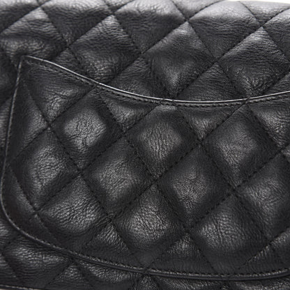 Chanel Crumpled Calfskin Quilted Mini Rectangular Flap So Black 11 of 13