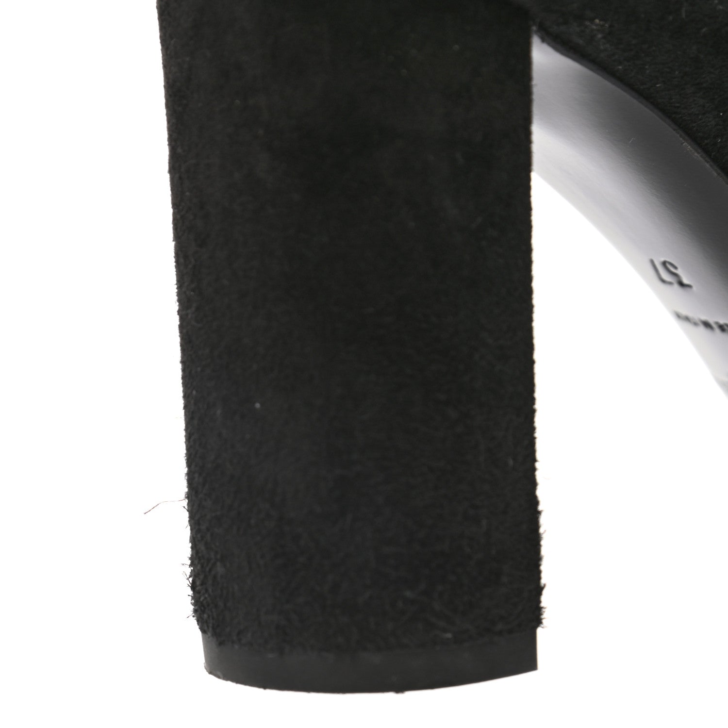 Saint Laurent Suede Babies Chelsea 95 Ankle Boot 37 Black 9 of 10
