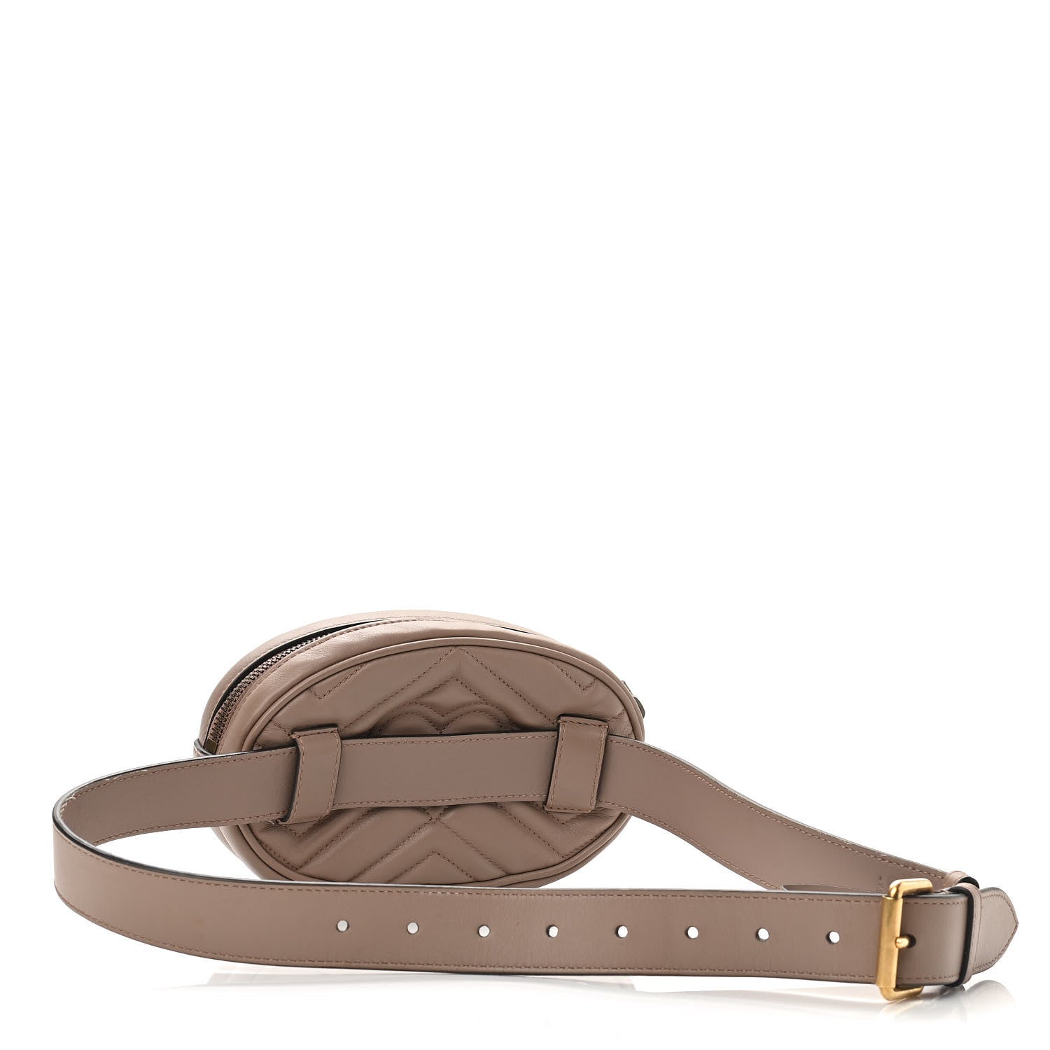 Gucci Calfskin Matelasse GG Marmont Belt Bag 75 30 Porcelain Rose 3 of 13