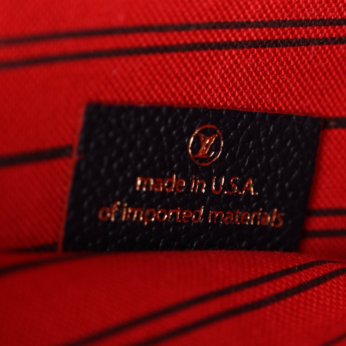 Empreinte Pochette Metis Marine Rouge