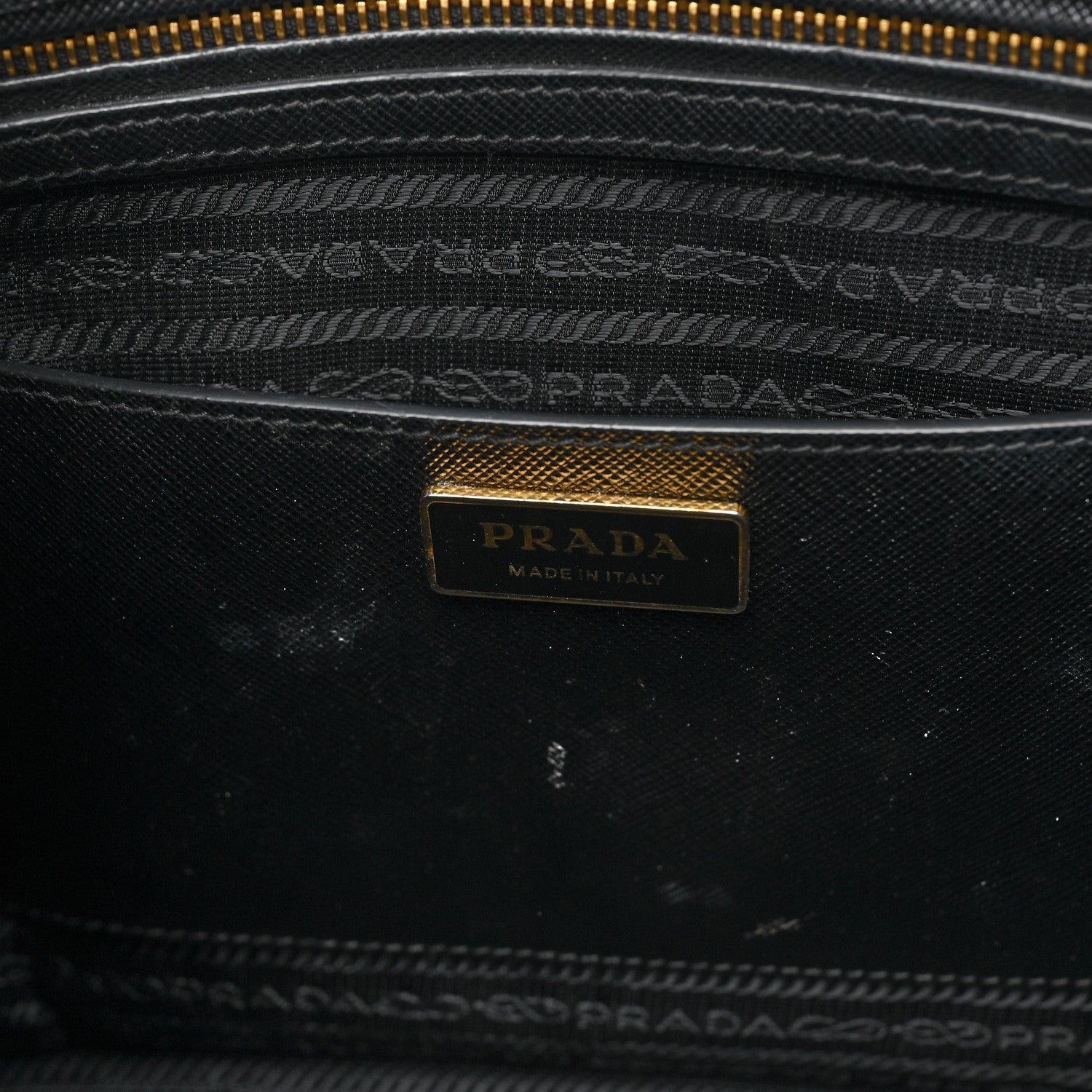 Prada Saffiano Medium Galleria Double Zip Tote Black 11 of 22