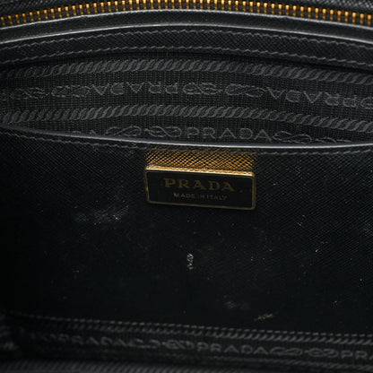 Prada Saffiano Medium Galleria Double Zip Tote Black 11 of 22
